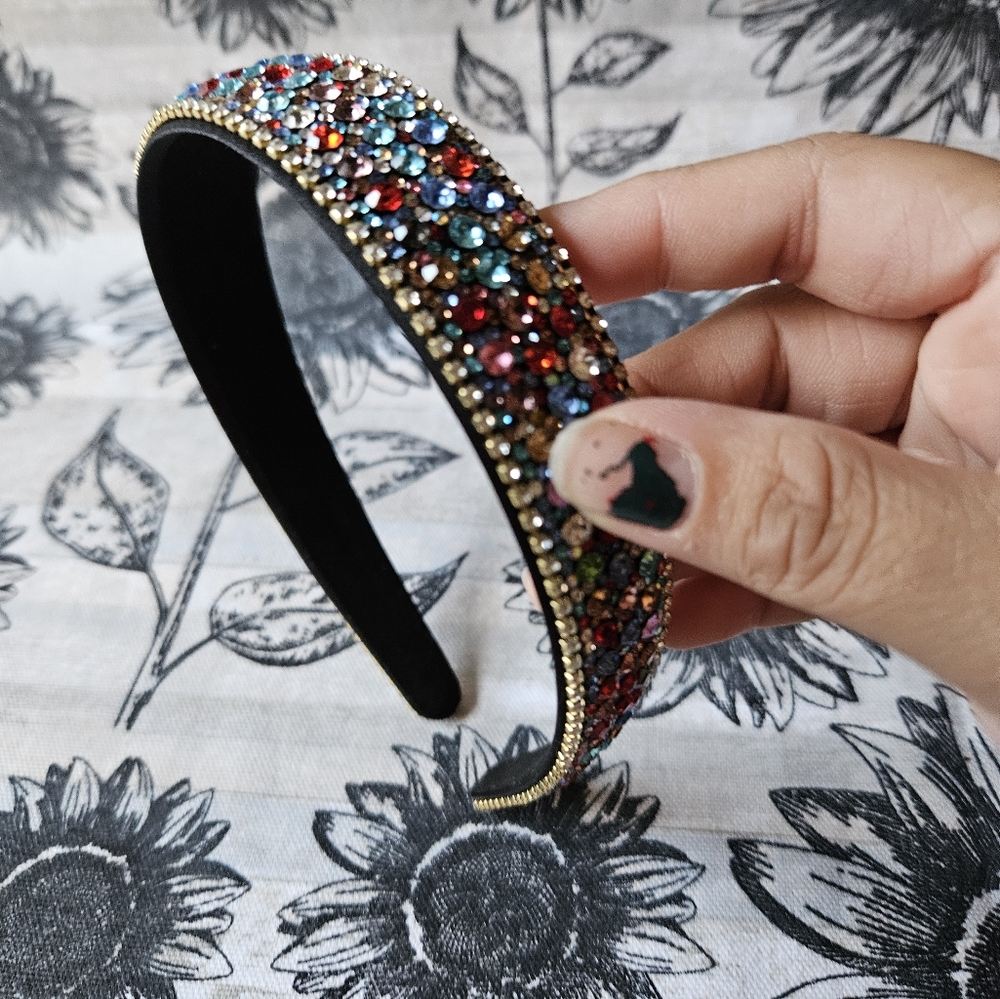 New rhinestone colorful headband - Picture 4 of 9